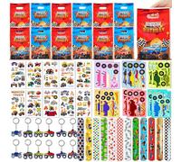 Roaring Good Time cadeaux fête camion monstre temps féroce fête thème diy autocollants décorations racelets anniversaire