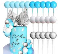 Roaring Good Time décoration de gâteau bleu décoration de gâteau avec boules d'argent bleues cake topper its a décoration de gâteaudécoration de gâteau pour mariage