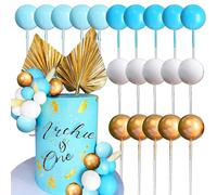 Roaring Good Time décoration de gâteau bleu décoration de gâteau bleu avec boules d'or cake topper its a cake decoration décoration de gâteau pour mariage fête de mariage et anniversaire