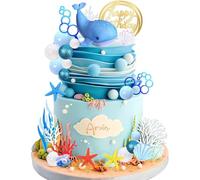Roaring Good Time dessus de gâteau sous la mer décoration de gâteau sous la mer décoration de gâteau océan décoration de gâteau sirène décoration de gâteau pour une fête de bébé