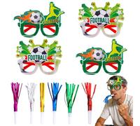Roaring Good Time Lot de 4 verres de fête de football