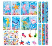 Roaring Good Time monde sous marin fête cadeaux anniversaire ocean invites feutre bloc notes sacs animaux marins enfants remplissage pinata garcons