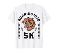 Roaring in to 5K Tiger First Day of PreK 5 I'm Ready for 5K T-Shirt