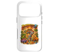 Roaring in to 7 Dinosaures Bloc de Construction pour fête d'anniversaire Dinosaure Coque pour iPhone 17 Pro