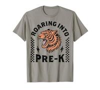 Roaring Into Pre K Tiger 1st Day Back to School Garçon Fille Enfant T-Shirt