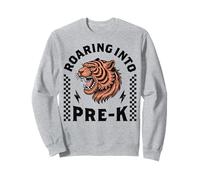 Roaring Into PreK Tiger 1st Day Pre-K I'm Ready for Pre K Boy Sweatshirt