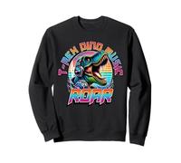 Roaring T Rex Music Headphones Pop Illustration Sweatshirt