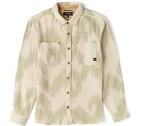 Roark - Chemise épaisse en coton biologique - Journey Jacquard Flannel Oat en Coton - Taille L - Beige Beige L