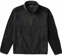 Roark - Pull polaire zippé - Campover Fleece Mock Onyx pour Homme - Taille M - Noir Noir M