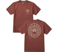 Roark - T-shirt en coton - Roark Expeditions Red Clay pour Homme en Coton - Taille M - Rouge Rouge M