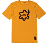 Roark - Tee-shirt respirant - Mathis Core Shop SS Tee Sunburst pour Homme en Coton - Taille S - Jaune Jaune S