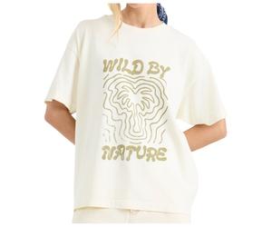 Roark - Women's Wild by Nature Oversize Tee - T-shirt - XS - bone