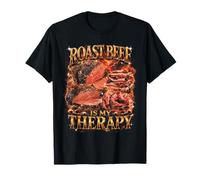 Roast Beef Therapy Funny Meat Lover Food T-Shirt
