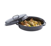 Roaster en acier émaillé et grille 6 L 37 cm Mathon