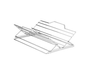 Roasting Rack - Telescoping Adjustable Turkey Rack, Stainless Steel Grilling Accessories, Oven Roasting Pan Insert | For 9x13 Pan Pork Beef Steak Home Camping BBQ Baking Halloween Birthday Dinne