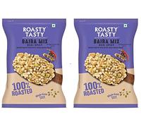 Roasty Tasty Lot de 2 collations grillées au millet Namkeen - Bajra, Moong, Jowar, Peanuts) - Lot de 2 (200 g chacune) | Collations saines pour tous | Sans gras trans | Qualité d'exportation |