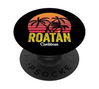 Roatán Appelle et Je Dois partir en Voyage dans Les Caraïbes PopSockets PopGrip Adhésif