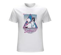 Rob Thomas Mens Breathable T Shirt Casual Round Neck Easy Tee White 3XL