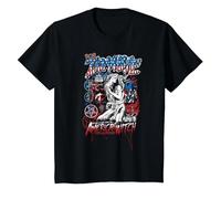 Rob Zombie American Witch T-Shirt, Enfant, Noir, 4 Ans