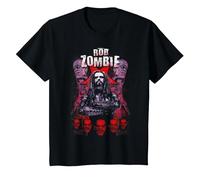 Rob Zombie Army of Robots T-Shirt, Enfant, Noir, 4 Ans