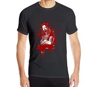 Rob Zombie Mans Stretch Fitness Short T-Shirt Quick-Drying Shirt Tee Manches Courtes(3X-Large)
