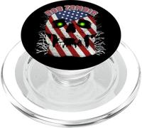 Rob Zombie Red White and Blue Stars & Stripes Skull PopSockets PopGrip pour MagSafe