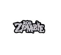 Rob Zombie Us Rock Silver Écusson Patch en fer brodé sur accessoire