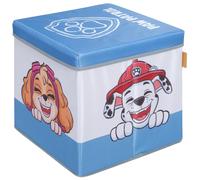 Roba 272910pw3 Boîte De Rangement Chaise Ottoman Pour Bébé/Enfants Carré Nylon, Polyester Bleu Et Blanc Bleu