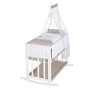 roba 4en1 Lit d'Enfant Lit d'Appoint Indibär/Lit d'Enfant/Berceau/Banc d'Enfant Blanc 1 Unité