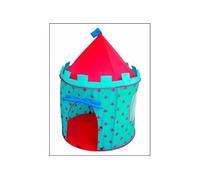 Tente de jeu enfant ROBA - Forteresse Ritterburg en polyester avec porte et fenêtres - Bleu