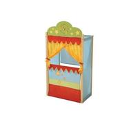 Roba - Théâtre de marionnettes 7102 - Cadre en bois massif, Univers Cirque, dès 3 ans - Multicolore