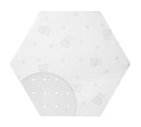 roba Matelas pour Parc Bébé Hexagonal - Diamètre 120 cm environ - Housse Jacquard Amovible - Safe Asleep Air