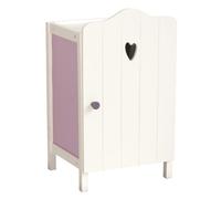 Armoire De Poupée Fienchen - Roba - Bois Blanc/Lilas - Penderie Et Étagère