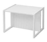 ROBA Banquette Enfant Réglable sur 2 Hauteurs d'Assise - Convertible en Table - Style Campagne - Blanc blanc TU