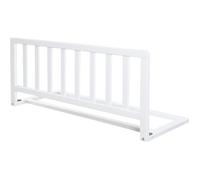 roba Barrière de Lit en Bois 90 cm - Protection Anti-Chute Sûre pour Bébés et Enfants - de 18 Mois à 5 Ans - Montage Facile sans Perçage - Hauteur de 38 cm - Blanc