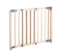 roba Barrière de Sécurité Bébé "Safety Up" - Fermeture Automatique - pour Porte et Escalier de 70 à 119 cm - Naturel