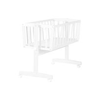 roba Berceau et matelas bois blanc 40x90 cm