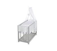 Roba Berceau cododo complet Sternenzauber – 3 en 1, hauteur réglable – Gris