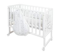Roba Berceau Cododo "Safe Asleep®" 3 En 1 + Équipement "Sternenzauber" - Blanc Blanc
