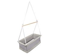 Roba Berceau suspendu Safe Asleep 45x90 avec matelas et housse jacquard gris