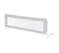 Roba Barrière de lit enfant et bébé Klipp-Klapp inclinable antichute rabattable 135 x 51 cm Gris