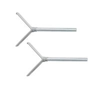 roba Broches en Y Lot de 2 - Accessoire pour Barrière easySafe+ - Portes et Escaliers - Compatibles Rallonges et Rampes - Fixation Antidérapante Sans Perçage - Embouts Caoutchouc