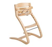 roba Chaise Haute Évolutive Grow Up - Chaise Bébé et Enfant Moderne - dès 6 Mois jusqu'à 50 kg - Bois Naturel