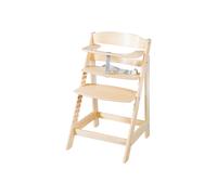 Roba Chaise haute évolutive Sit Up Flex – Bois naturel – Hauteur réglable – 6 mois–70 kg