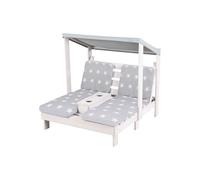 Roba Chaise longue double enfant Little Stars – coussins déhoussables, pare-soleil UV