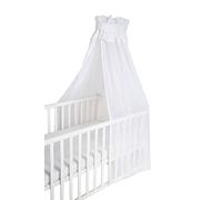 roba Ciel de Lit pour Bébé et Enfant en Voile - Transparent - 160 x 250 cm - Blanc