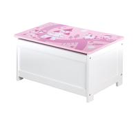 Roba Coffre À Jouets Crown Rose 60x32x30 Cm Mdf Rose