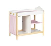 roba Commode Poupée & Lit Poupée Scarlett - Meubles 2 en 1 - Blanc - Avec Textile