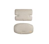 roba Coussin Chaise Haute Sit Up Luxe - Coussin d'Assise et de Dossier en 2 Parties pour Chaises Hautes de la Série Sit Up Flex - Réducteur de Siège Imperméable - Design Greyish matelassé