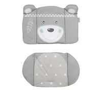 roba Coussin de Chaise Haute Indibaer en 2 Pièces - Imperméable et sans Phtalates - Réducteur de Siège Confortable - dès 6 Mois - Imprimé Ours Indien - Marron / Blanc